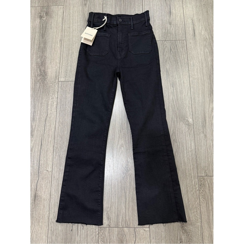 NWT MOTHER THE HUSTLER PATCH POCKET ANKLE FRAY NOT GUILTY JEANS SIZE 24